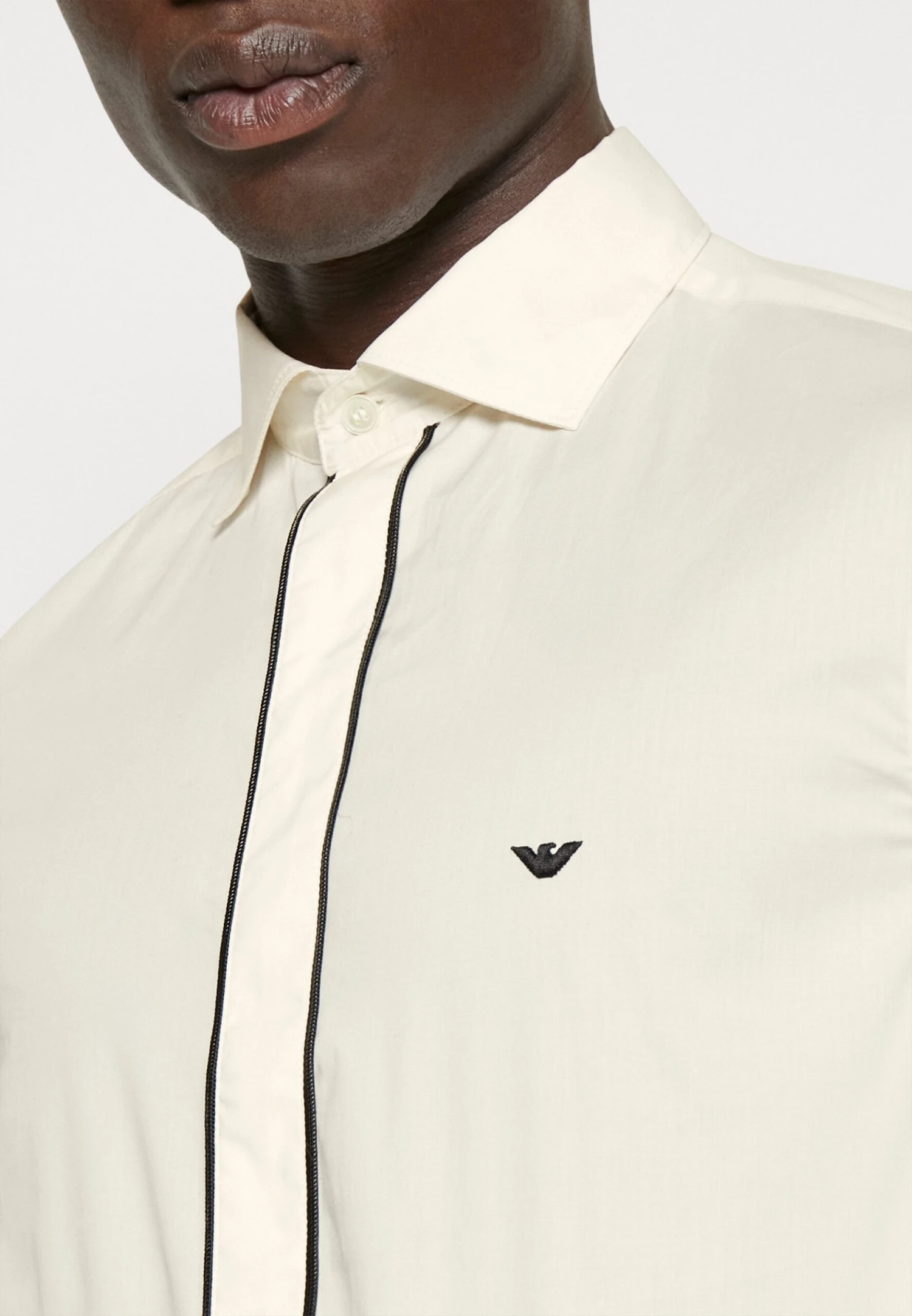 Emporio Armani Skjorte - White/Piping - Image 5