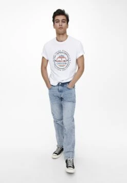 Only & Sons Onsedge Loose - Jeans Straight Leg - Blue Denim