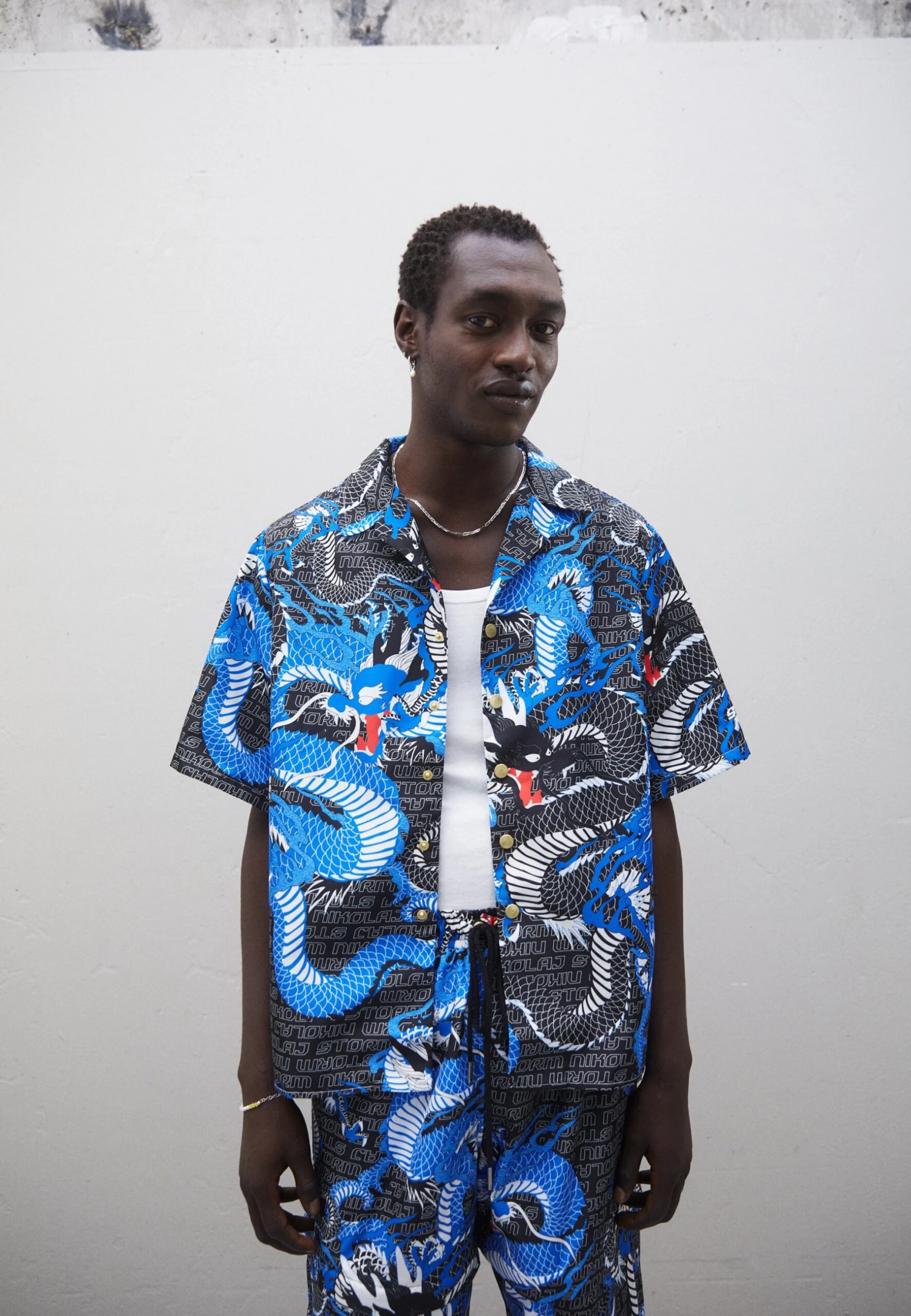 Unisex - Skjorte - Blue/Black