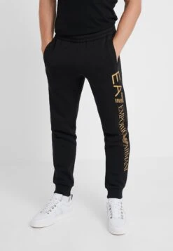 EA7 Emporio Armani Trouser - Joggebukse - Black/Gold