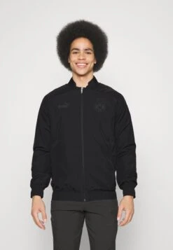 Puma Bvb Borussia Dortmund Prematch Jacket - Klubbklær - Black