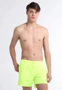 EA7 Emporio Armani Con Logo Fluo - Badeshorts - Neon Yellow
