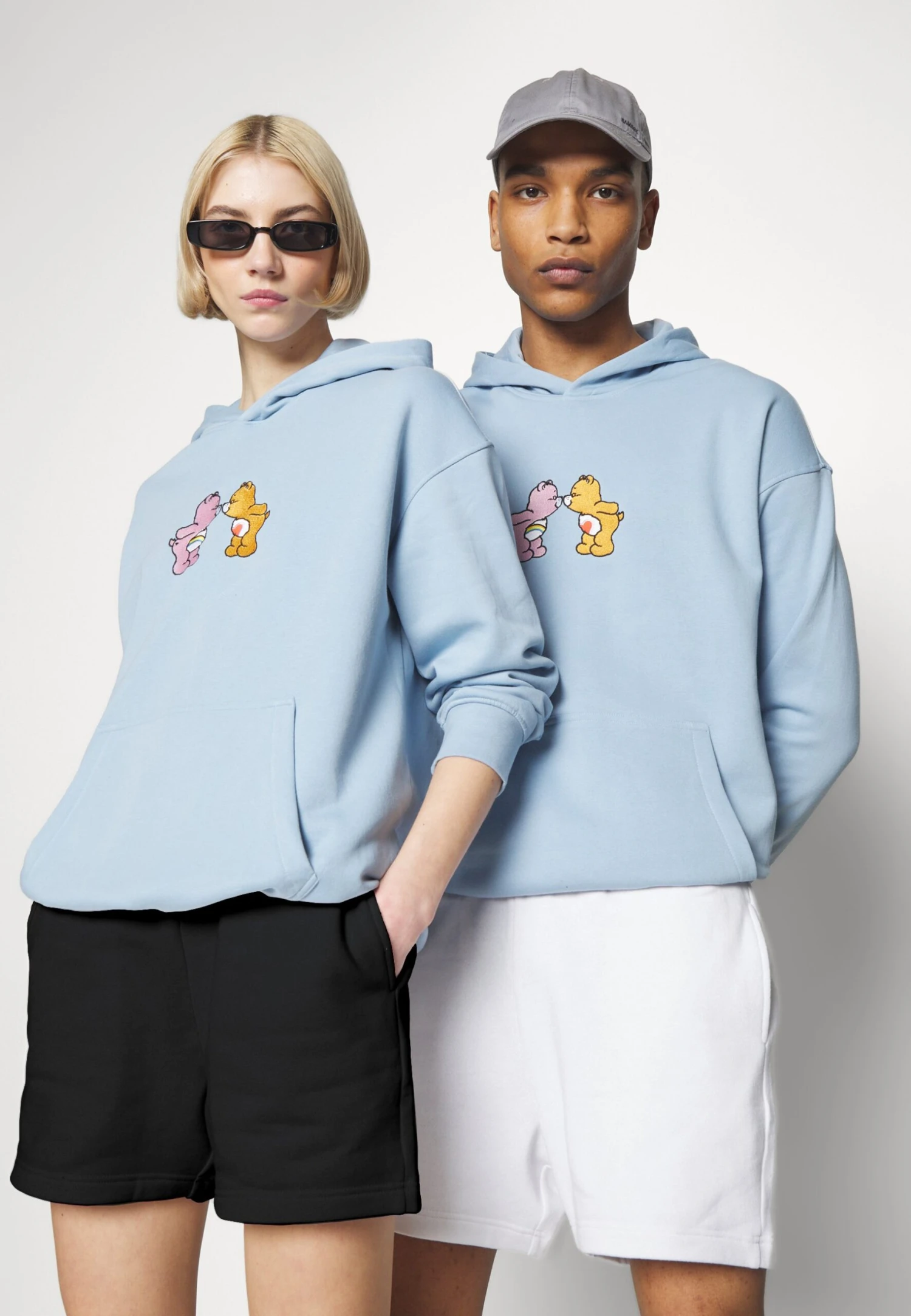 YOURTURN 2 Pack Unisex - Shorts - Black/White - Image 4