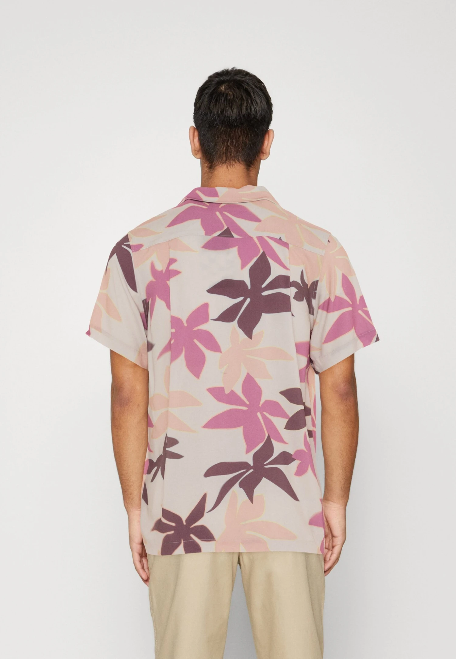 WEEKDAY Coffee Short Sleeve Printed - Skjorte - Beige - Image 3