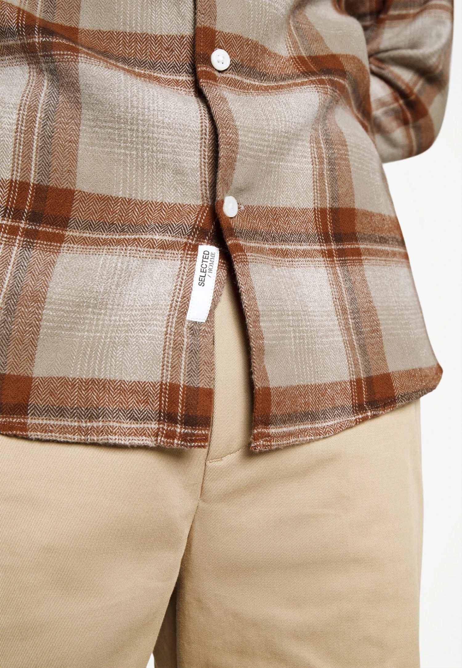 Selected Homme Slhregscot - Skjorte - Oatmeal - Image 5