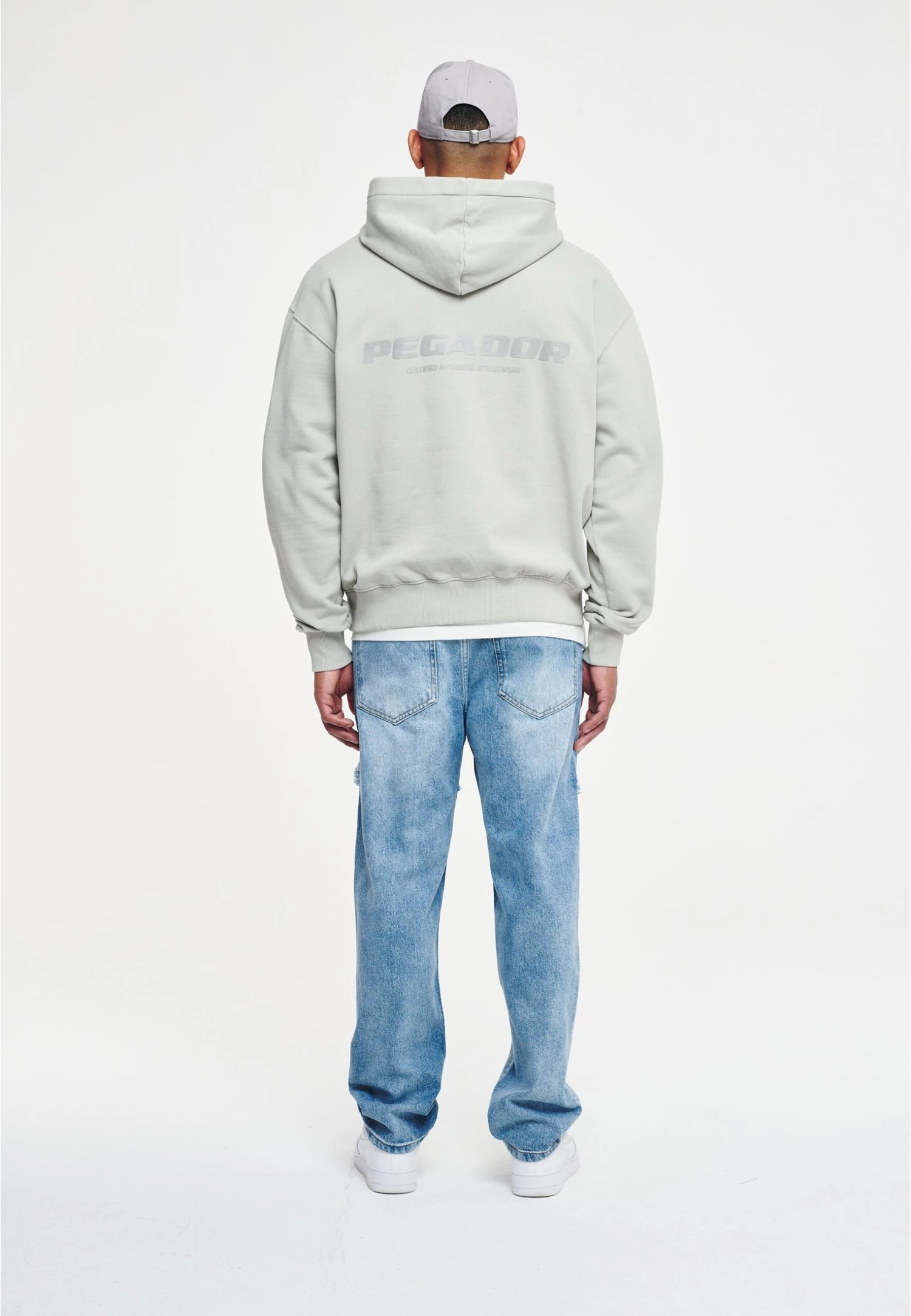 Pegador Bolger Baggy Patchwork - Jeans Relaxed Fit - Washed Light Blue Sky - Image 3