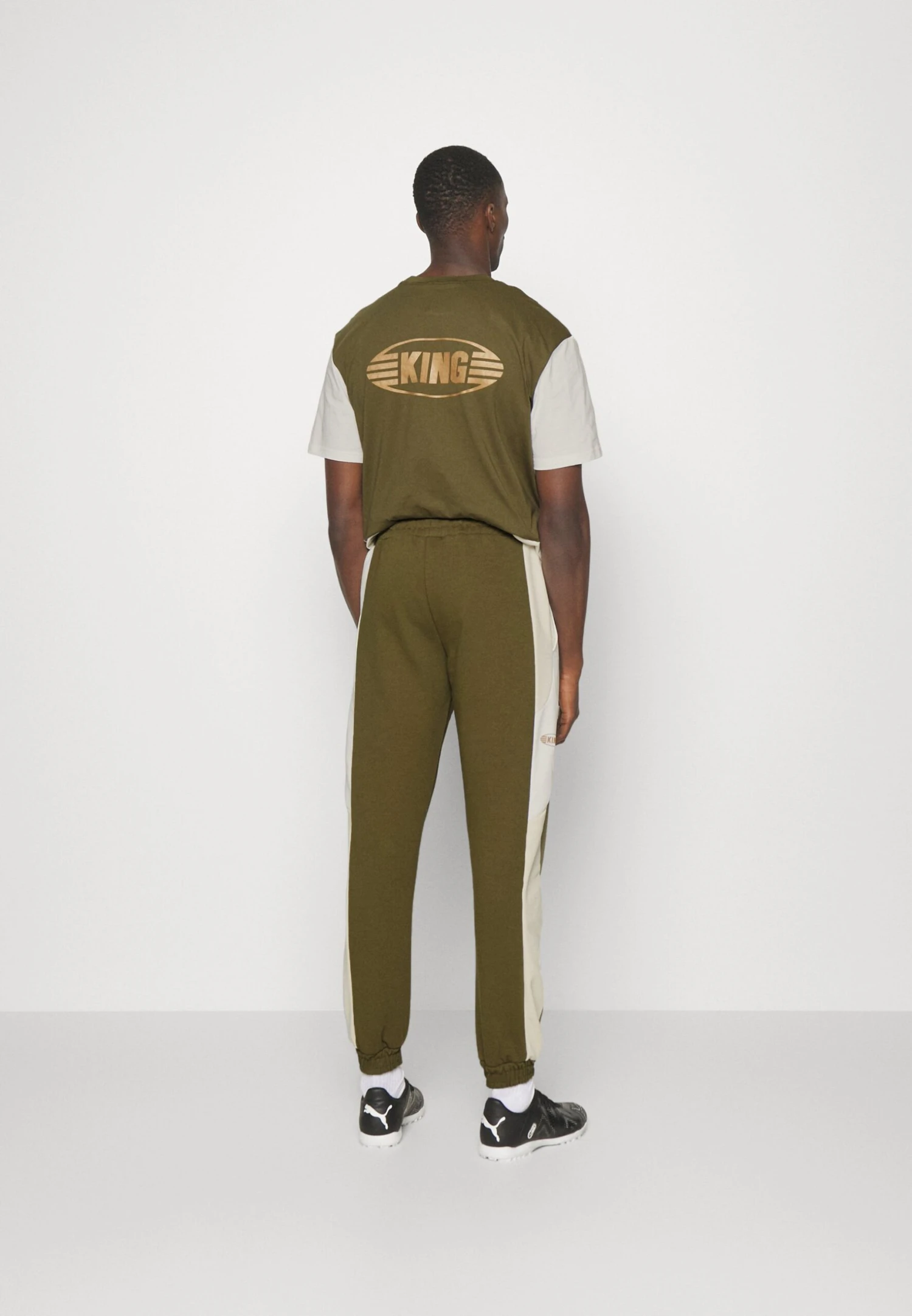 Puma King Top Sweat Pants - Joggebukse - Olive Drab/Alpine Snow - Image 3
