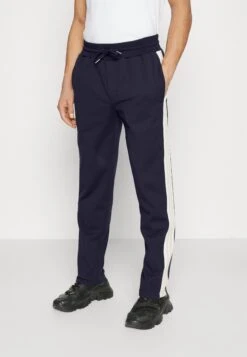 Les Deux Sterling Track Pants - Joggebukse - Dark Navy/Ivory
