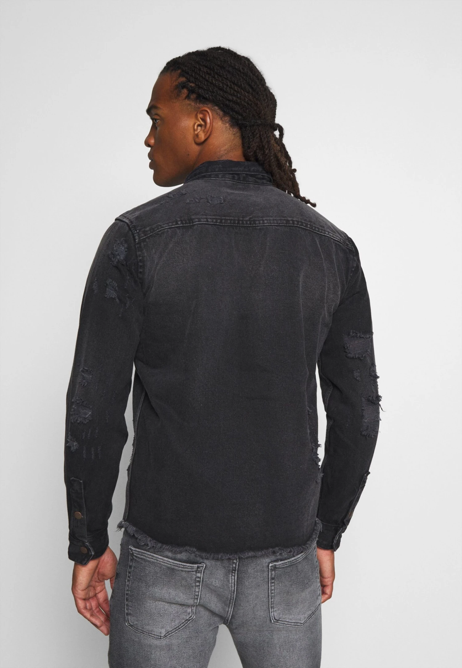Redefined Rebel Jackson Jacket - Skjorte - Black/Grey - Image 3