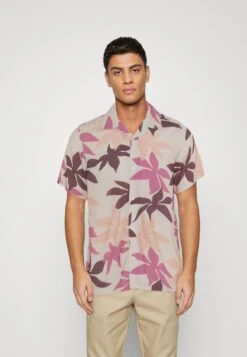 WEEKDAY Coffee Short Sleeve Printed - Skjorte - Beige