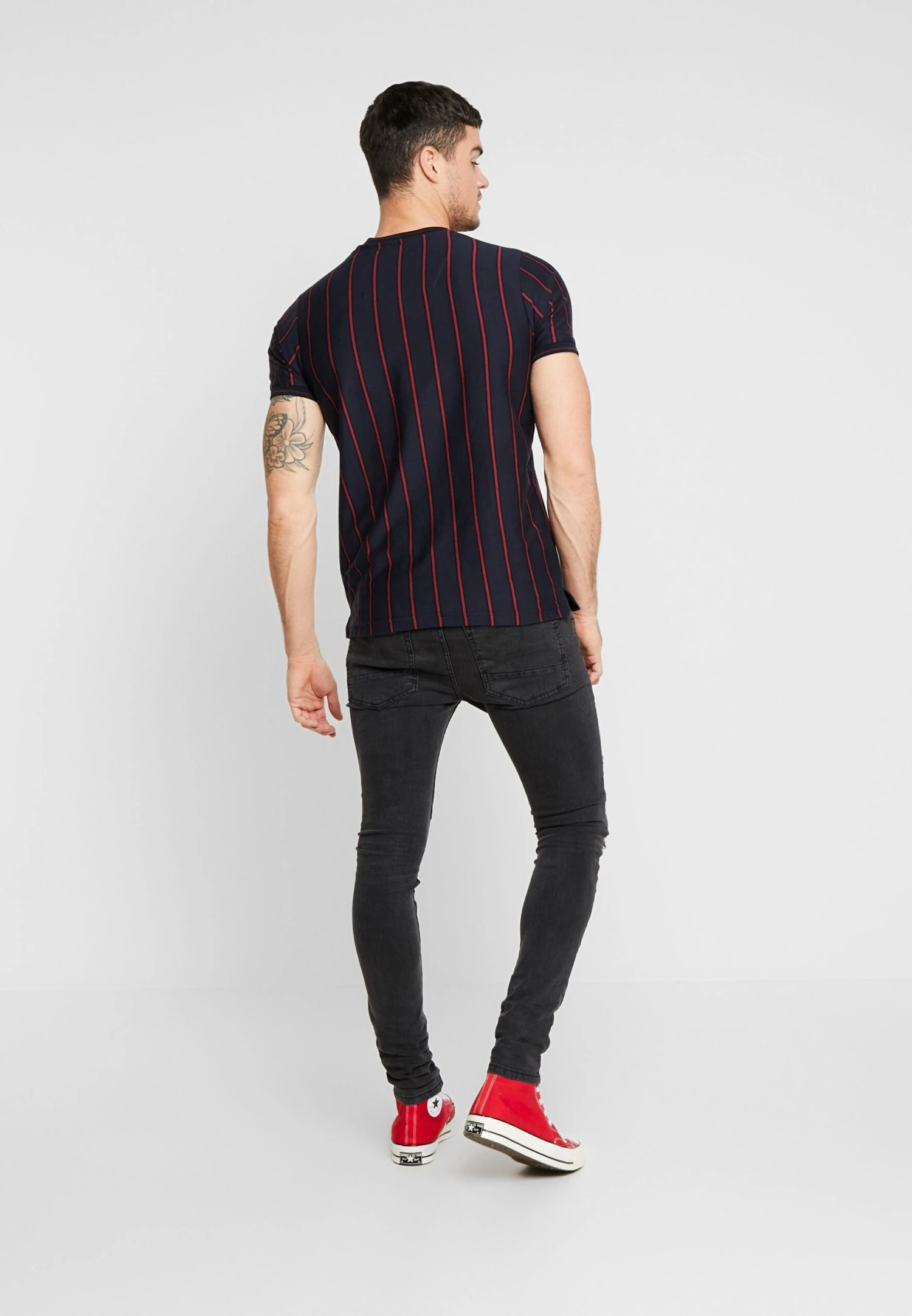 BRAVE SOUL Nevada - Jeans Skinny Fit - Grey Wash/Red Paisley - Image 3