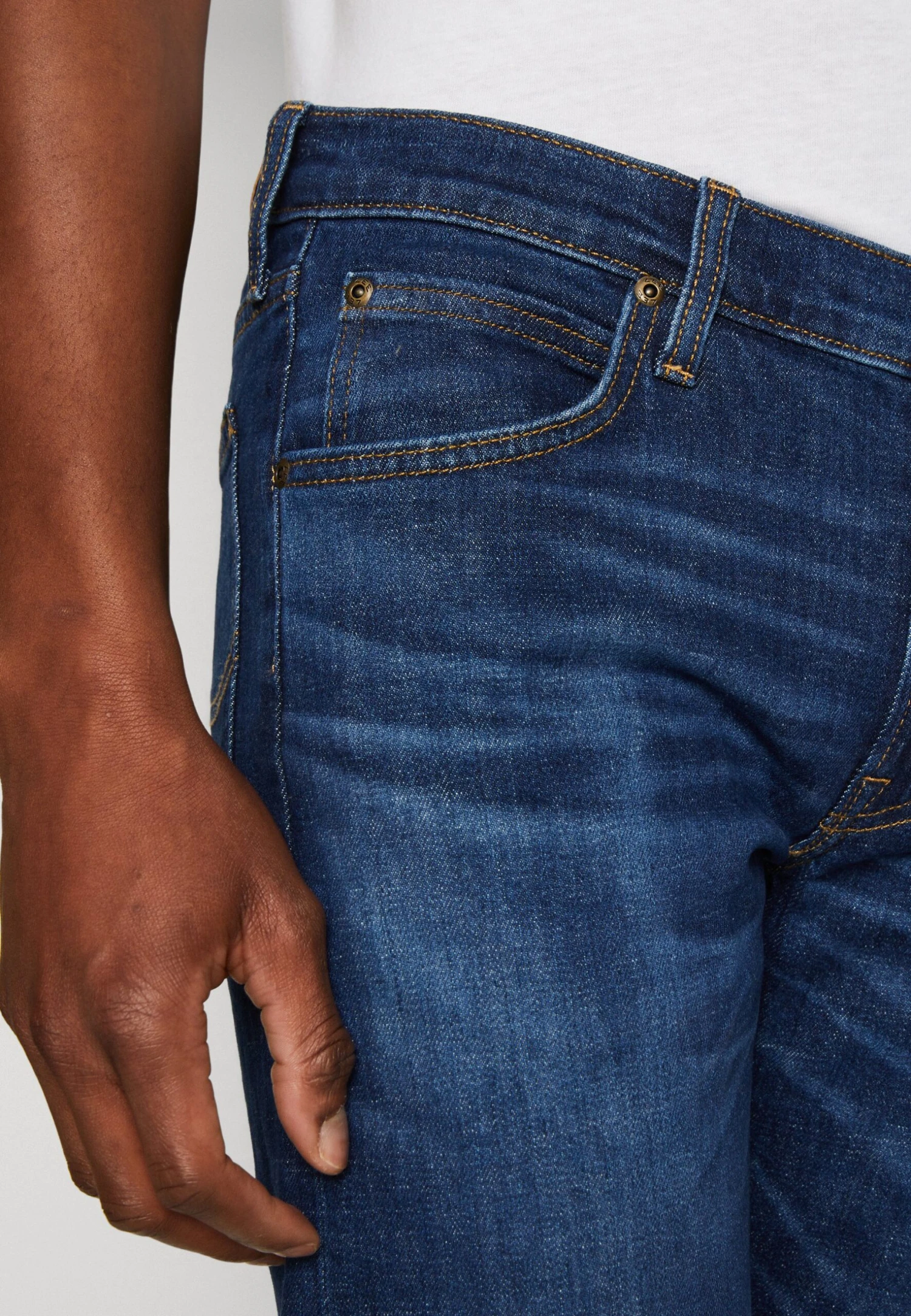 Lee Daren Zip Fly - Jeans Straight Leg - Worn Kansas - Image 4