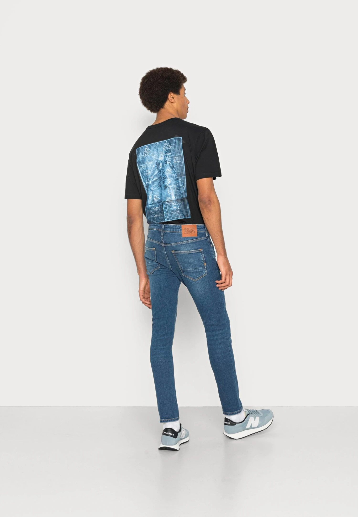 Scotch & Soda Essentials Skim- Jeans Slim Fit - Classic Blue - Image 3