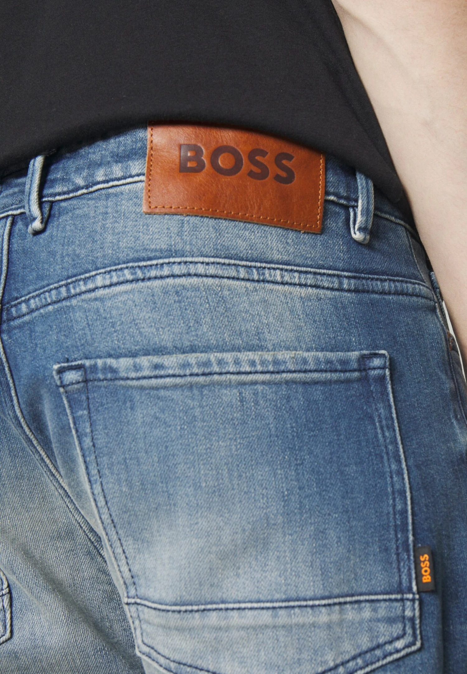Boss Delano - Jeans Slim Fit - Medium Blue - Image 5