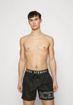 Iceberg Medium Boardshort - Badeshorts - Black