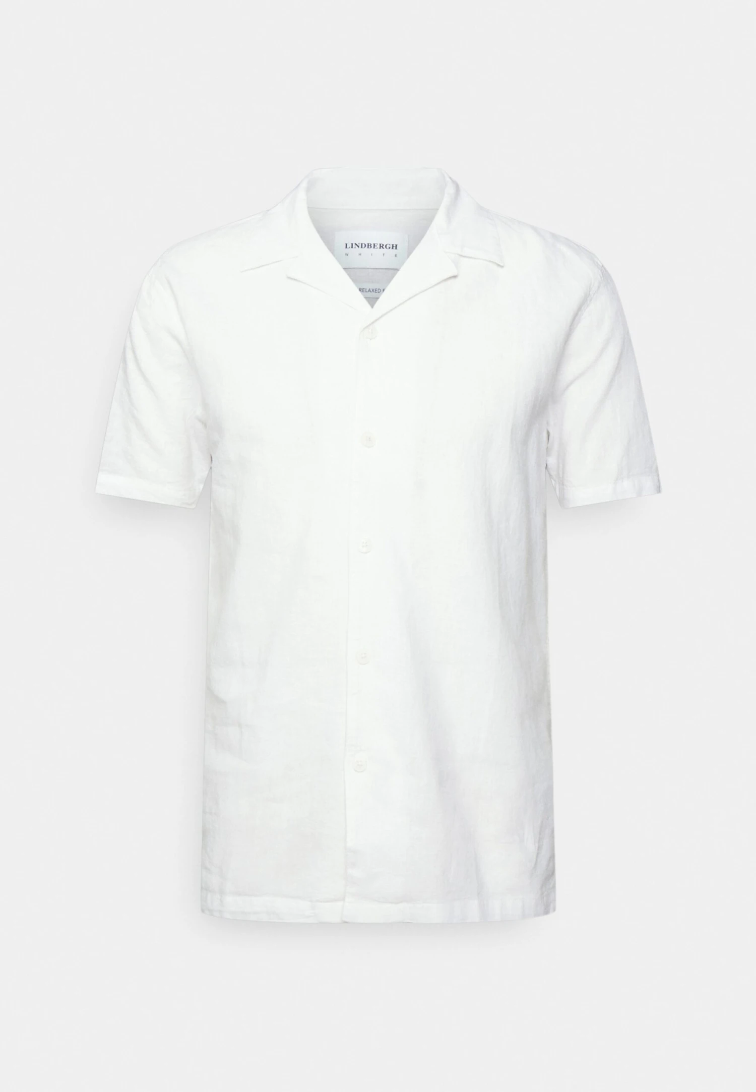 Lindbergh Relaxed Fit Casual Blend Resort - Skjorte - White