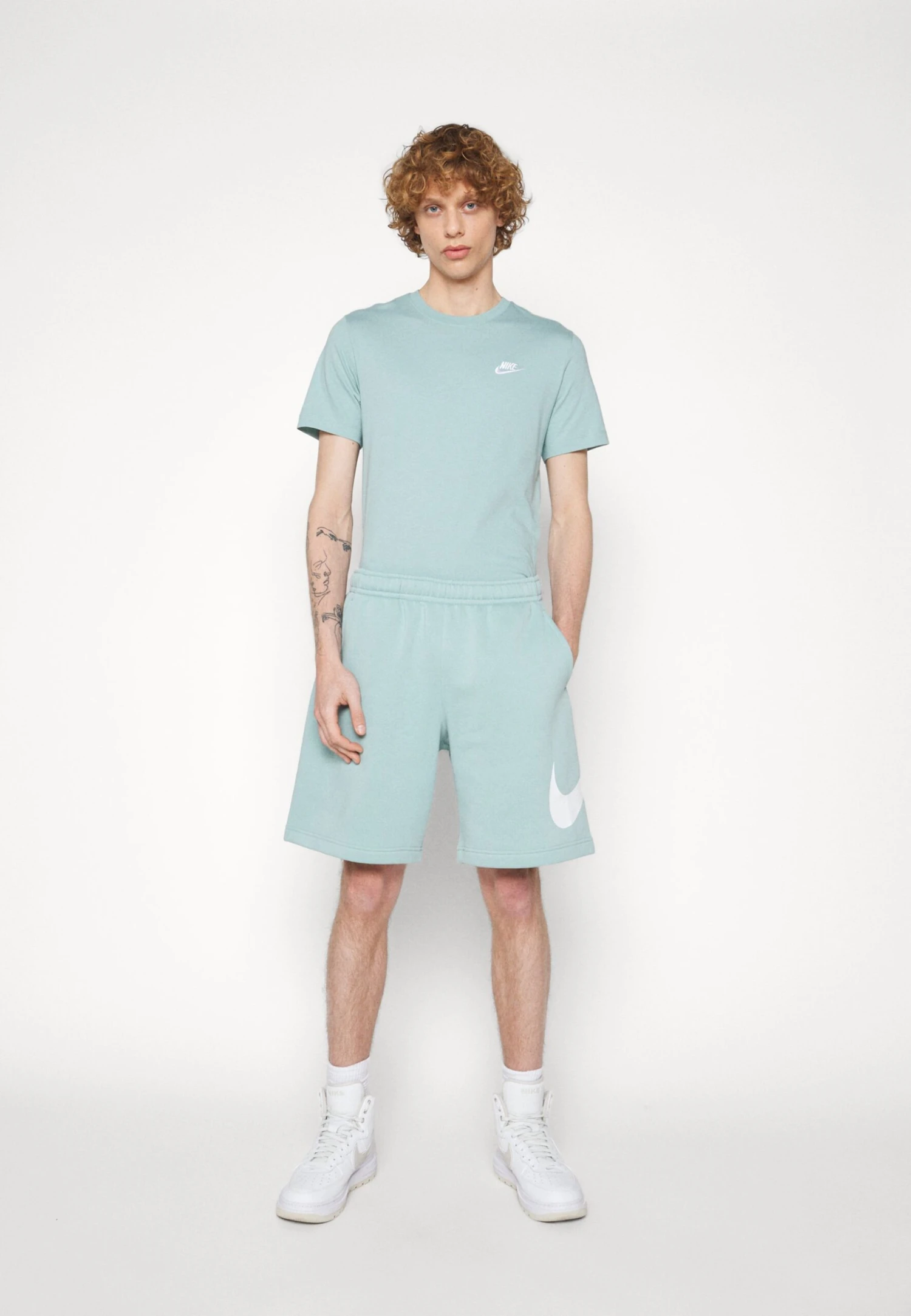 Nike Sportswear M Nsw Club Bb Gx - Joggebukse - Mineral/White - Image 5