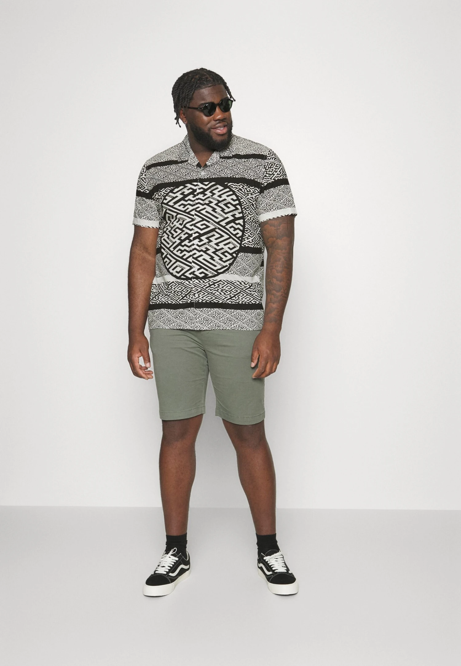 BRAVE SOUL Skjorte - Black/White - Image 2