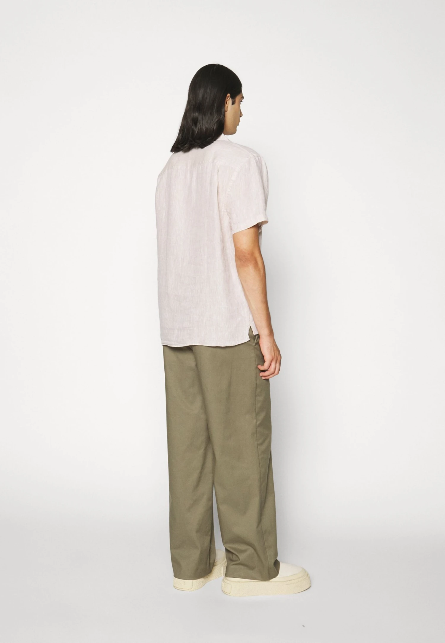 J.Lindeberg Melange Reg Shirt - Skjorte - Safari Beige - Image 4