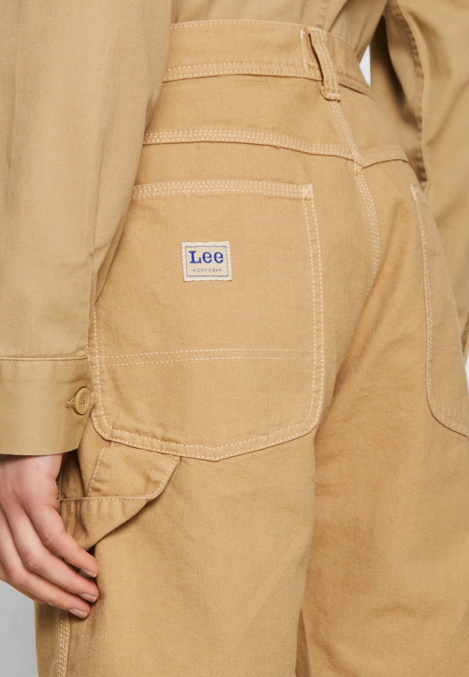 Lee Carpenter- Jeansshorts - Clay - Image 6