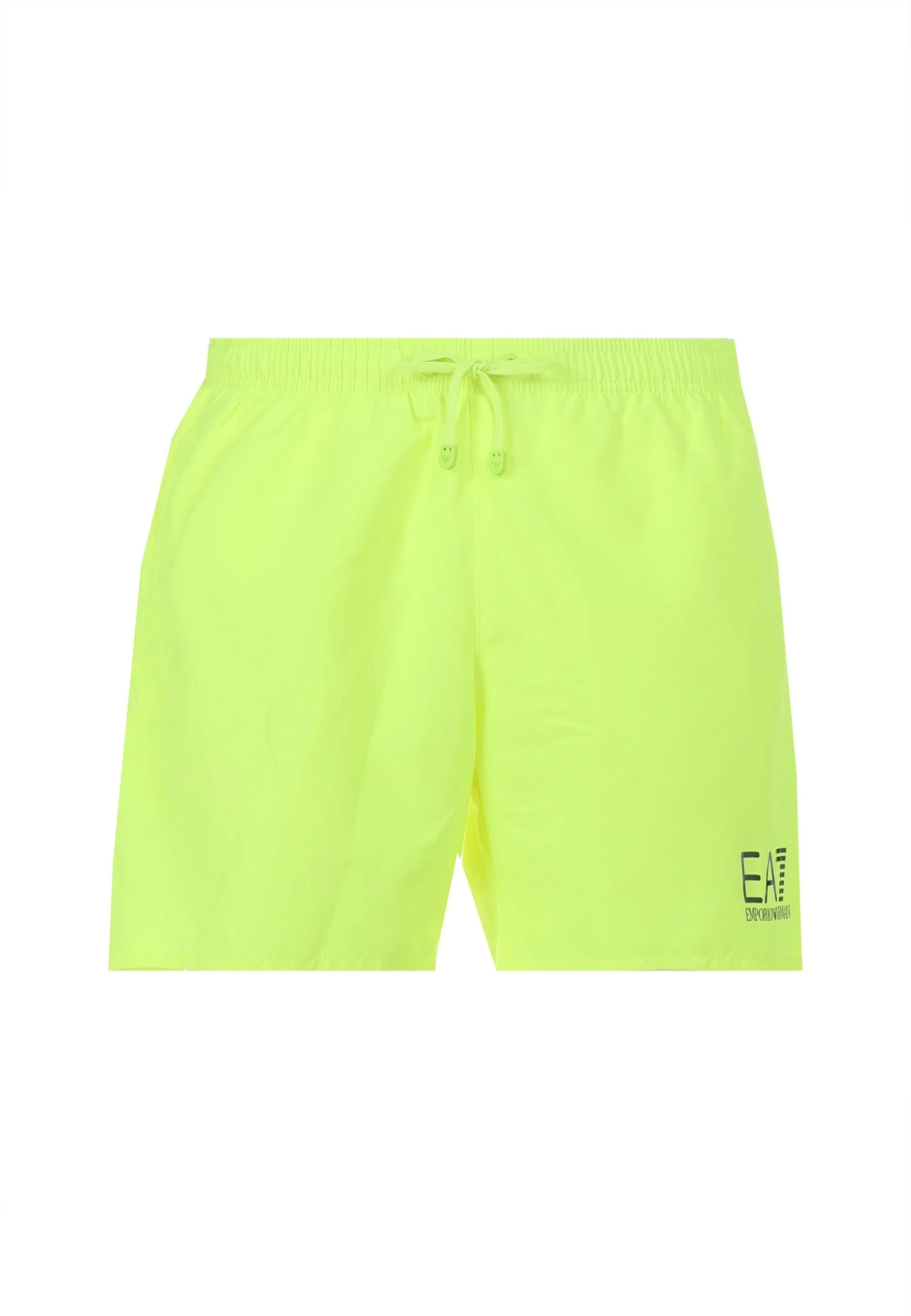 EA7 Emporio Armani Con Logo Fluo - Badeshorts - Neon Yellow - Image 4
