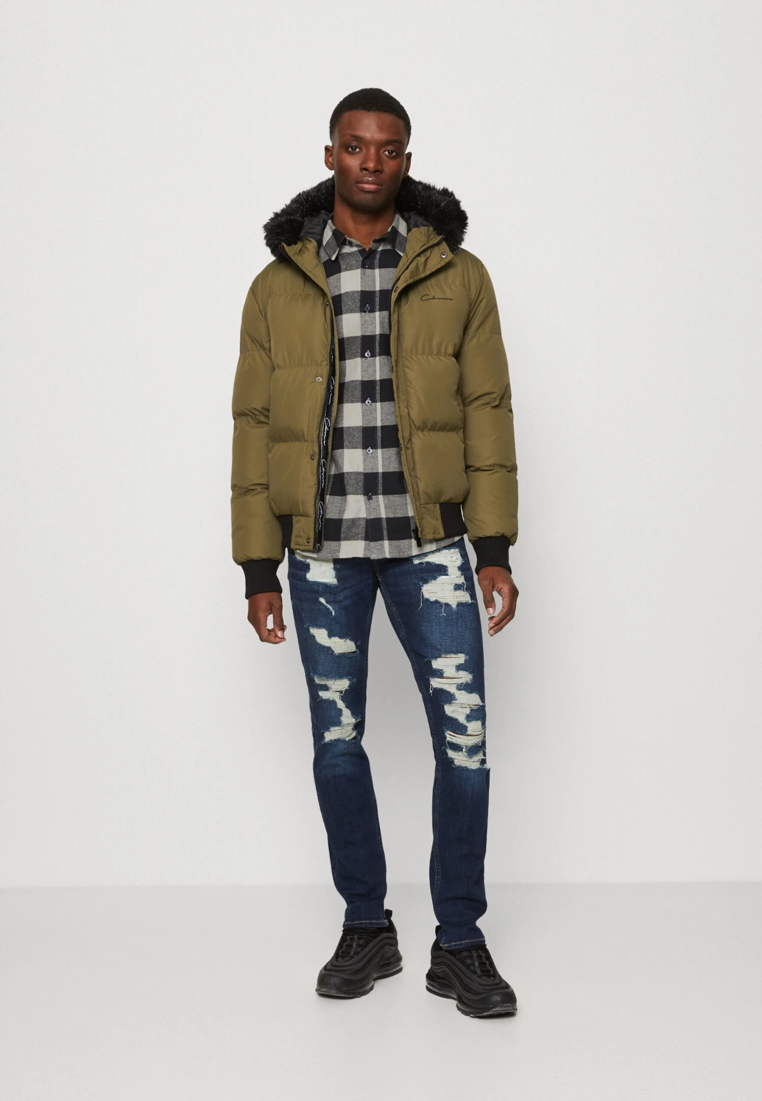 Hollister Co. Jeans Tapered Fit - Dark Shred - Image 2