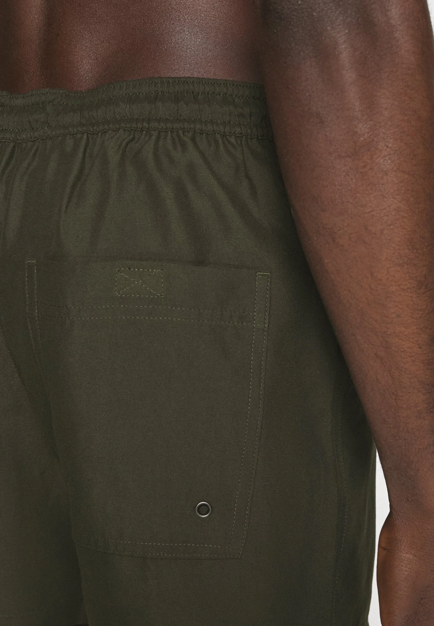 BRAVE SOUL Badeshorts - Dark Khaki - Image 4