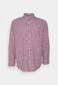 Gant Reg Poplin Gingham Shirt - Skjorte - Plumped Red