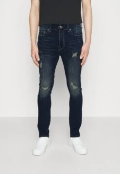 True Religion Jack No Flap Metal Horse Shoe - Jeans Slim Fit - Dark Denim