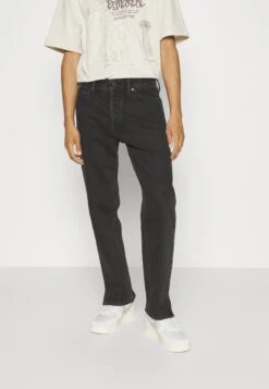 Jack & Jones Jjichris Jjoriginal Slit - Jeans Relaxed Fit - Black Denim