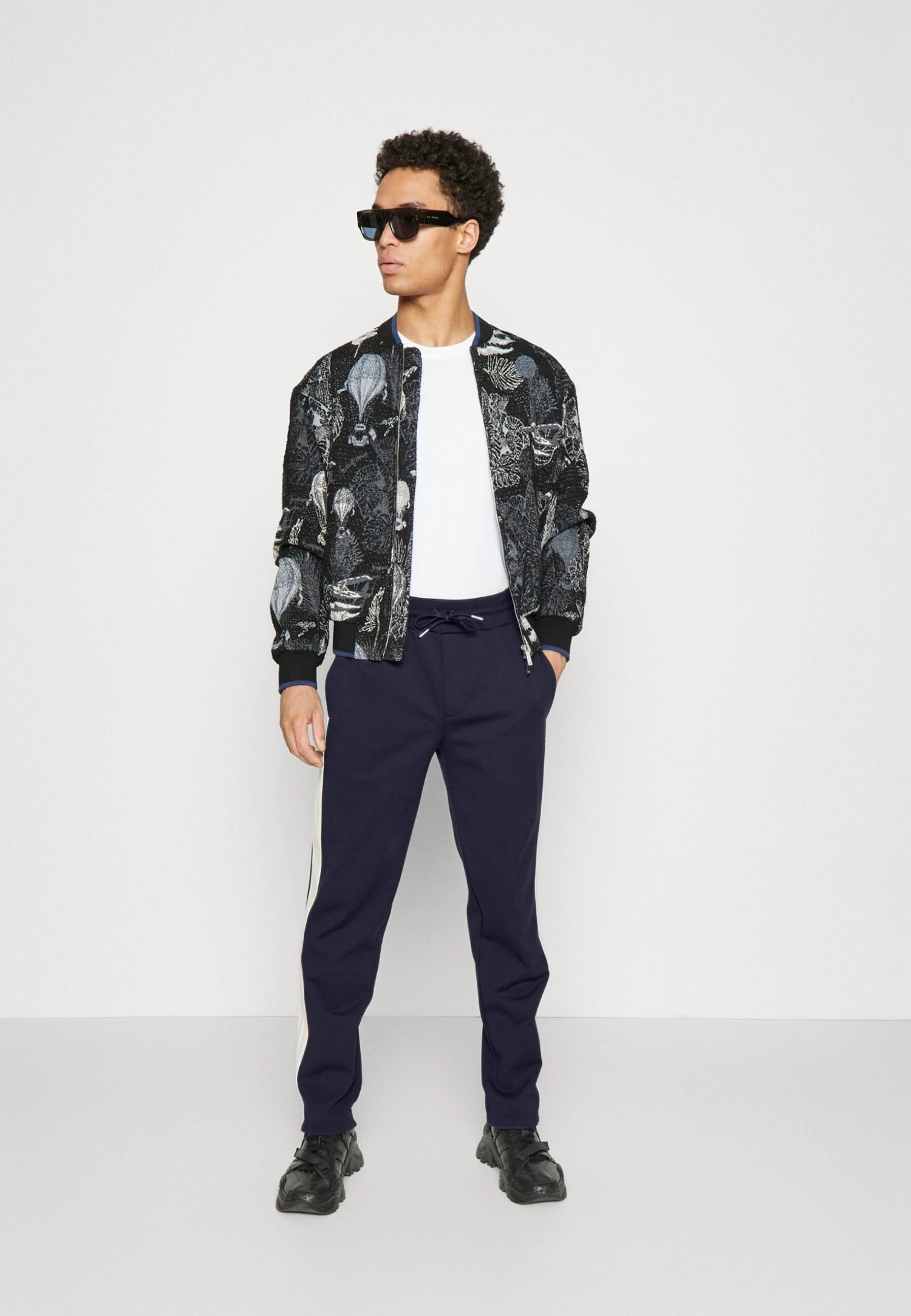 Les Deux Sterling Track Pants - Joggebukse - Dark Navy/Ivory - Image 2