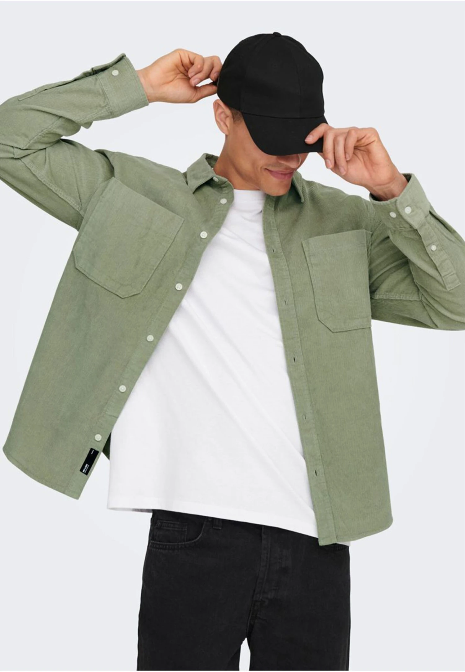 Only & Sons Onsalp Rlx 2Pkt Ls Noos - Skjorte - Seagrass - Image 6