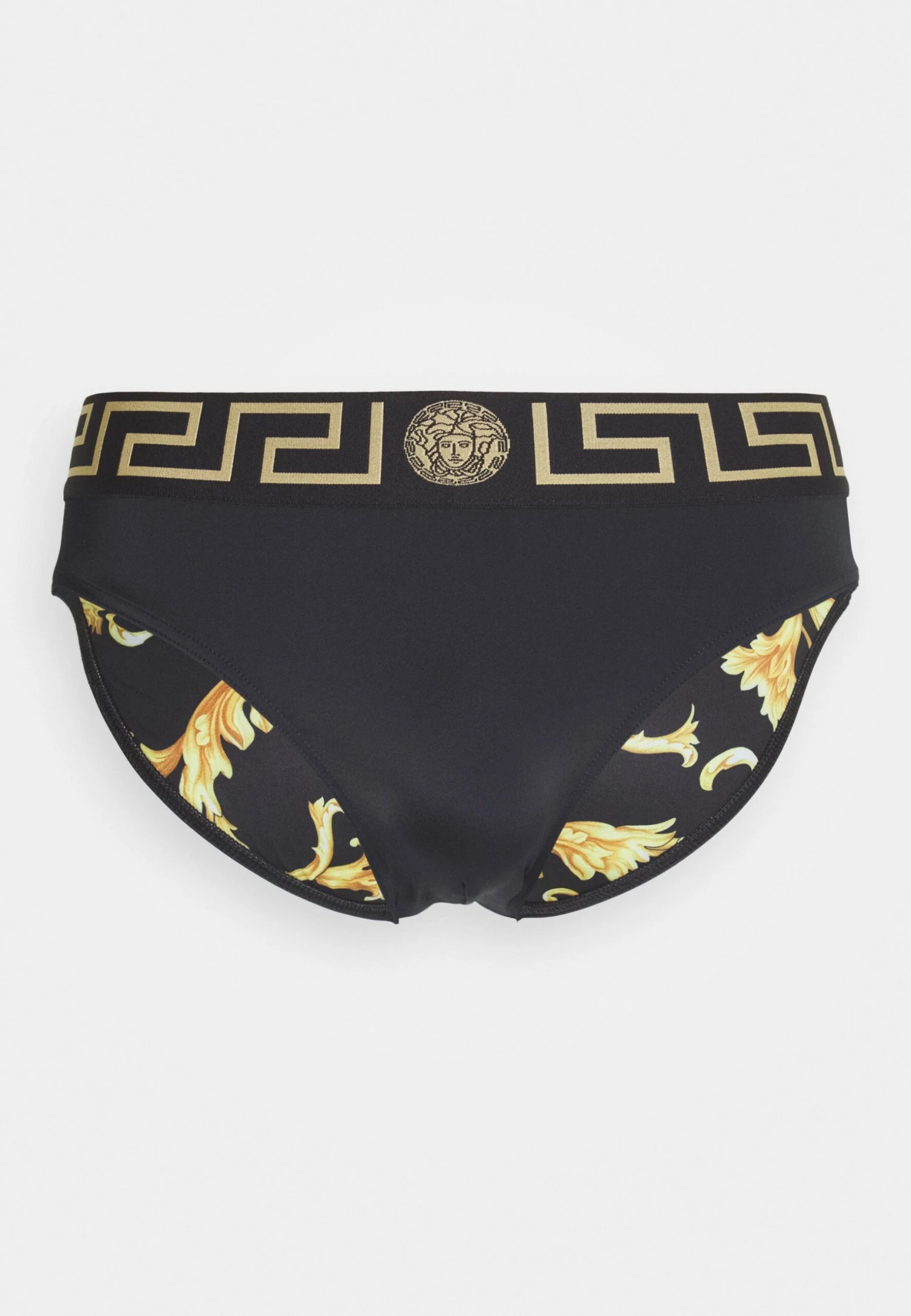 Versace Swim Low Rise Vita - Badeshorts - Nero Greca Oro - Image 3