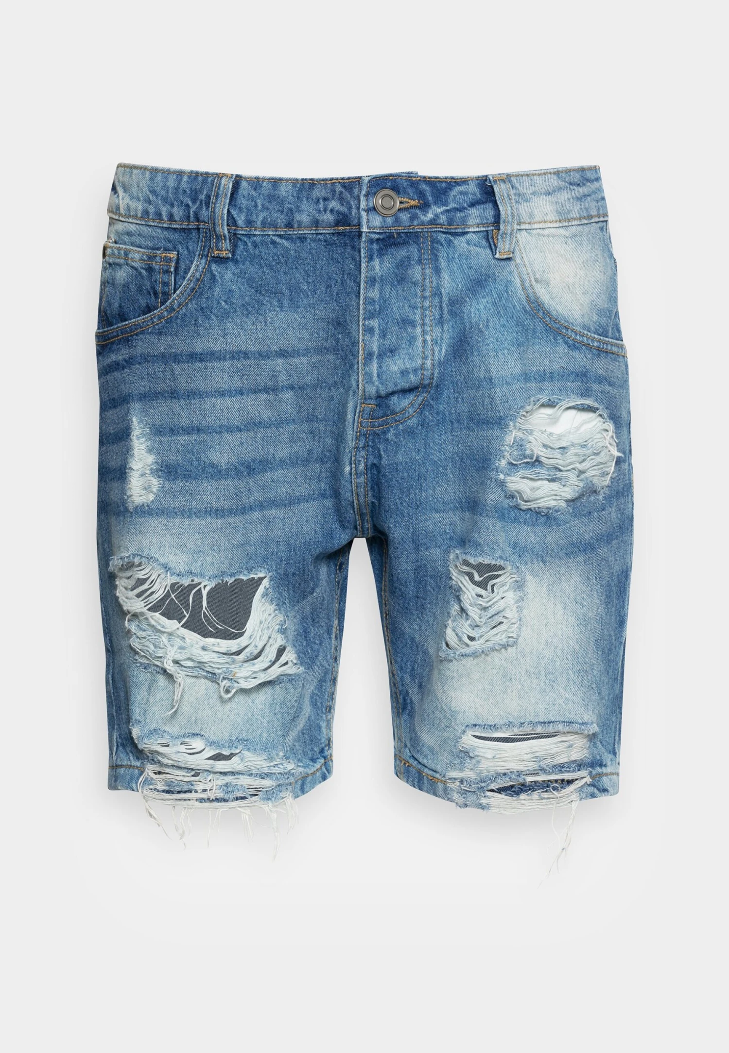 BRAVE SOUL Duke - Jeansshorts - Dark Blue - Image 4