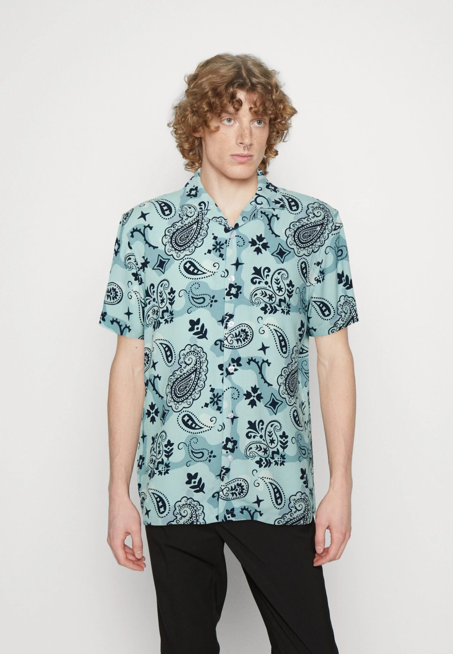 BRAVE SOUL Skjorte - Light Blue