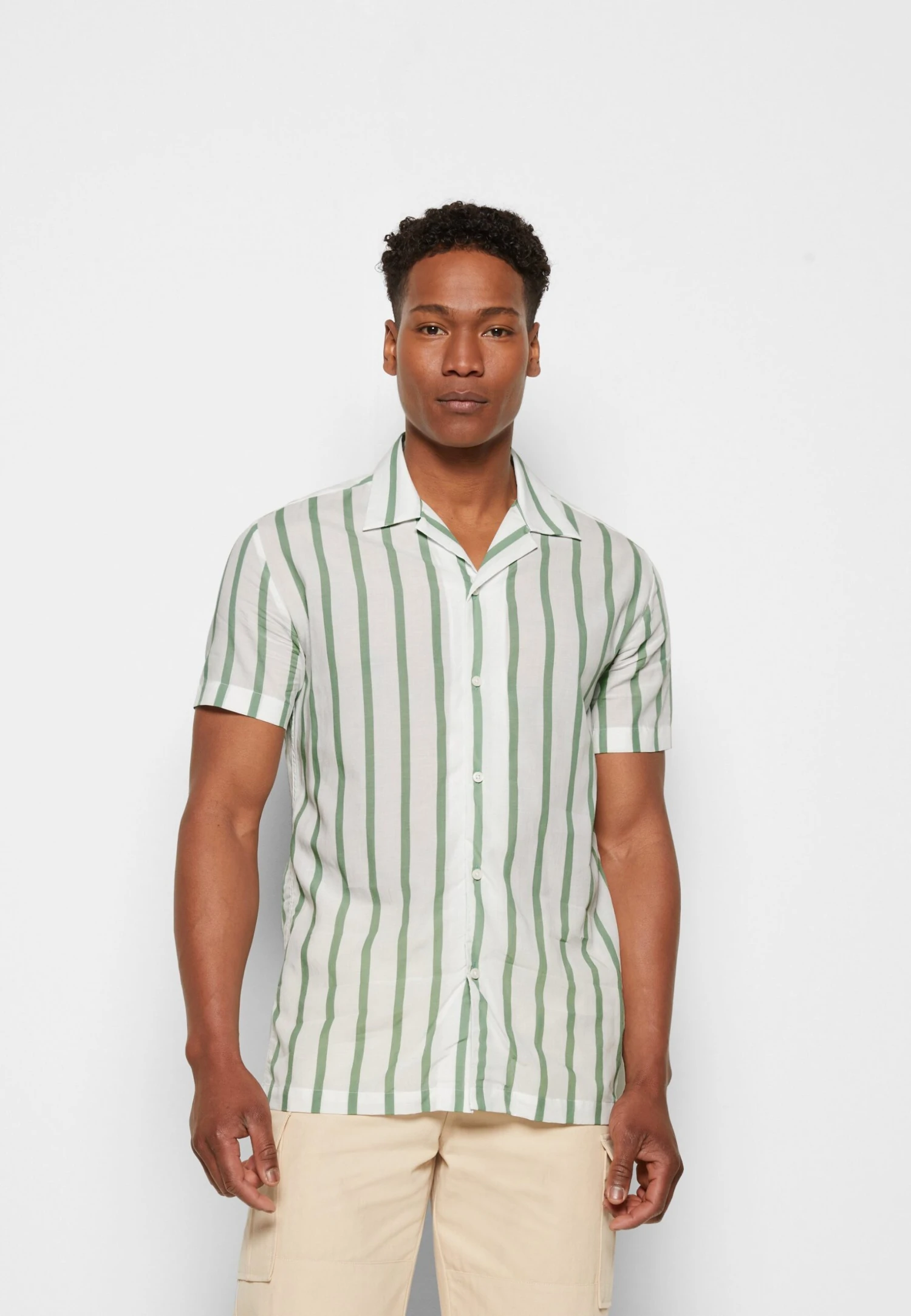 Selected Homme Slhreg Air- Skjorte - Granite Green Detail - Image 3