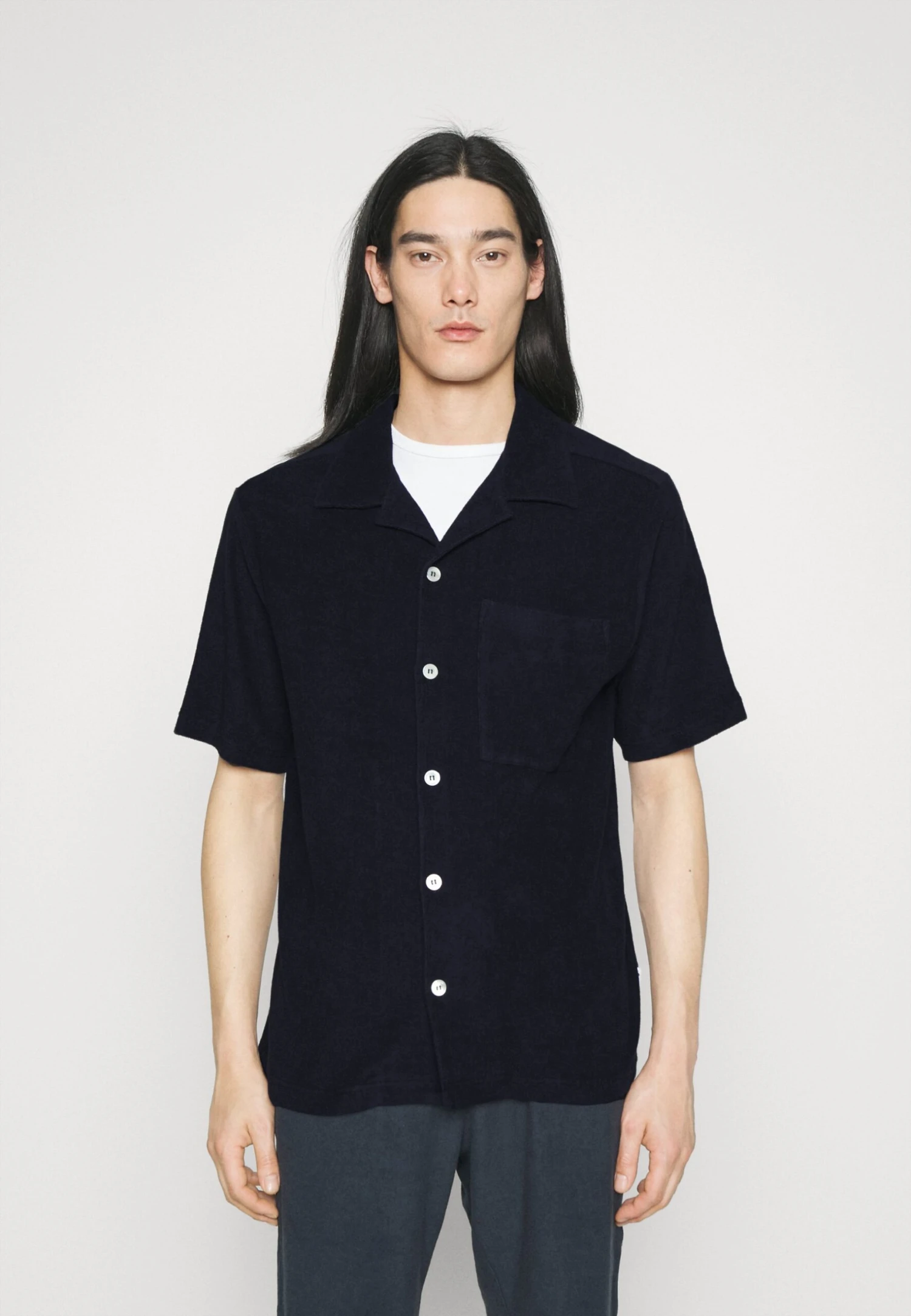 NN07 Julio Ss 3370 - Skjorte - Navy Blue