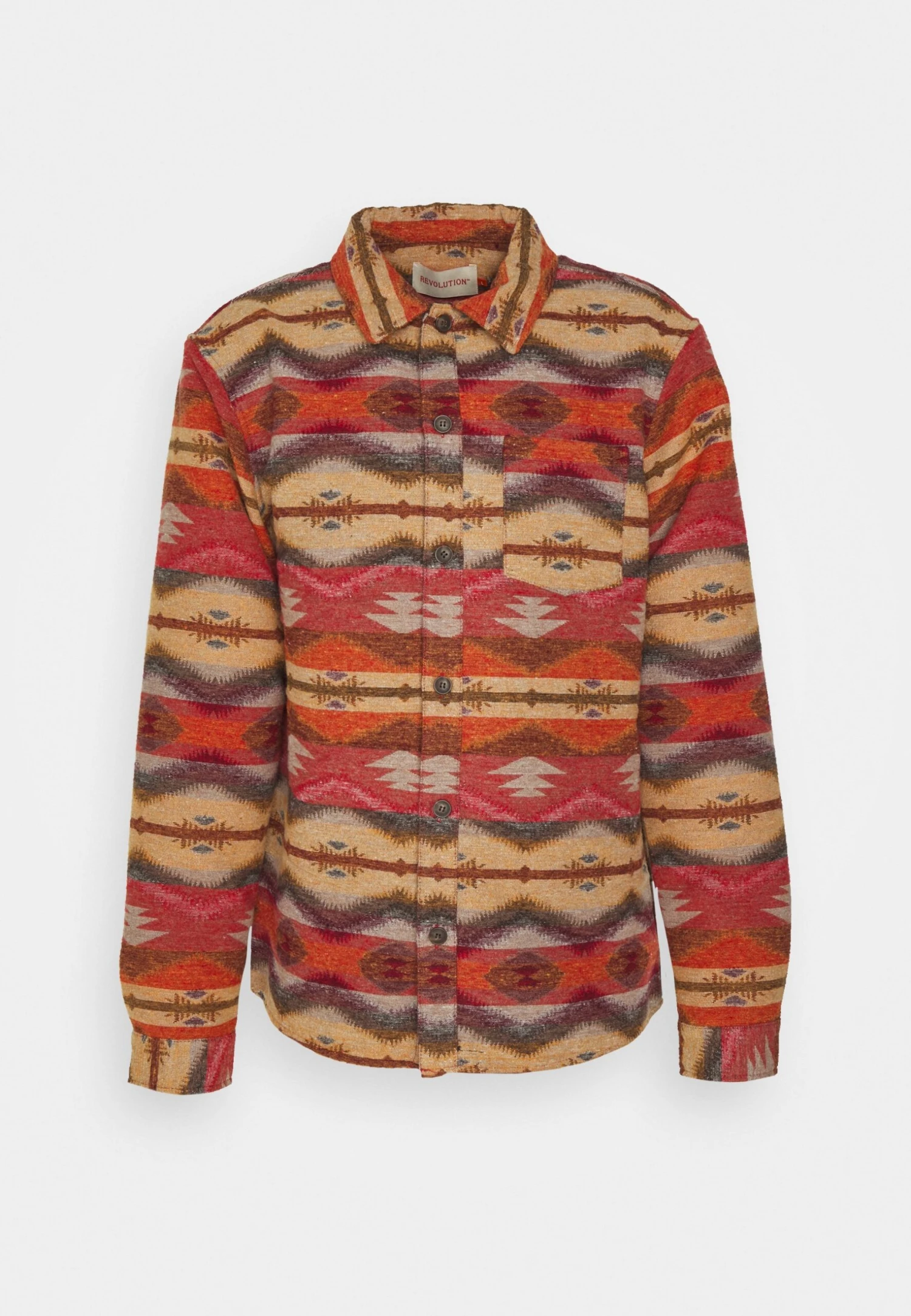 Revolution Casual Overshirt - Skjorte - Dark Red - Image 7