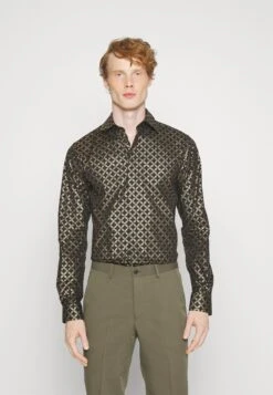 Erdrich - Skjorte - Black/Gold-Coloured