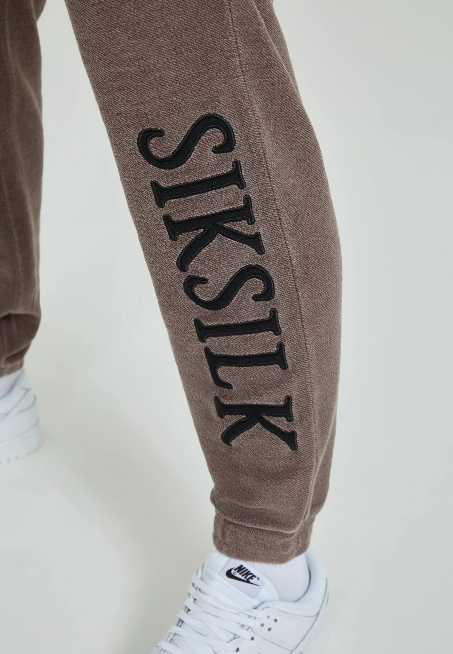SikSilk Loopback - Joggebukse - Washed Brown - Image 6