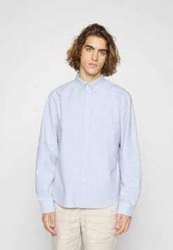 Les Deux Kristian Oxford Shirt - Skjorte - Light Blue/White