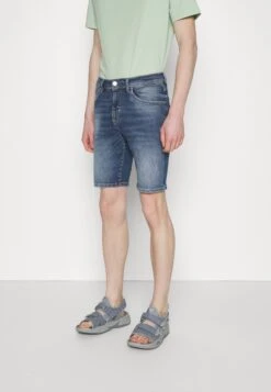Antony Morato Shorts Dave Skinny Fit In Stretch Denim - Jeansshorts - Blu Denim