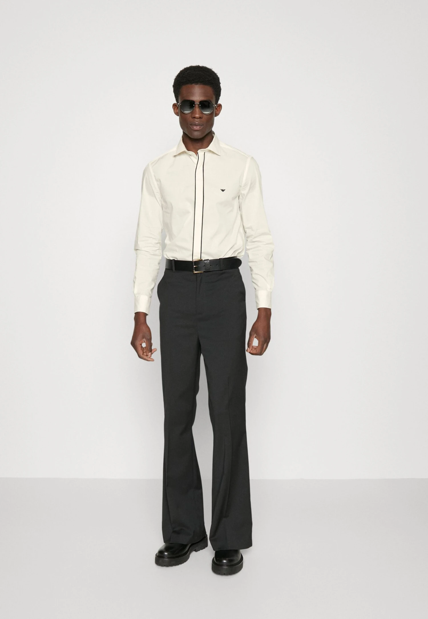 Emporio Armani Skjorte - White/Piping - Image 2