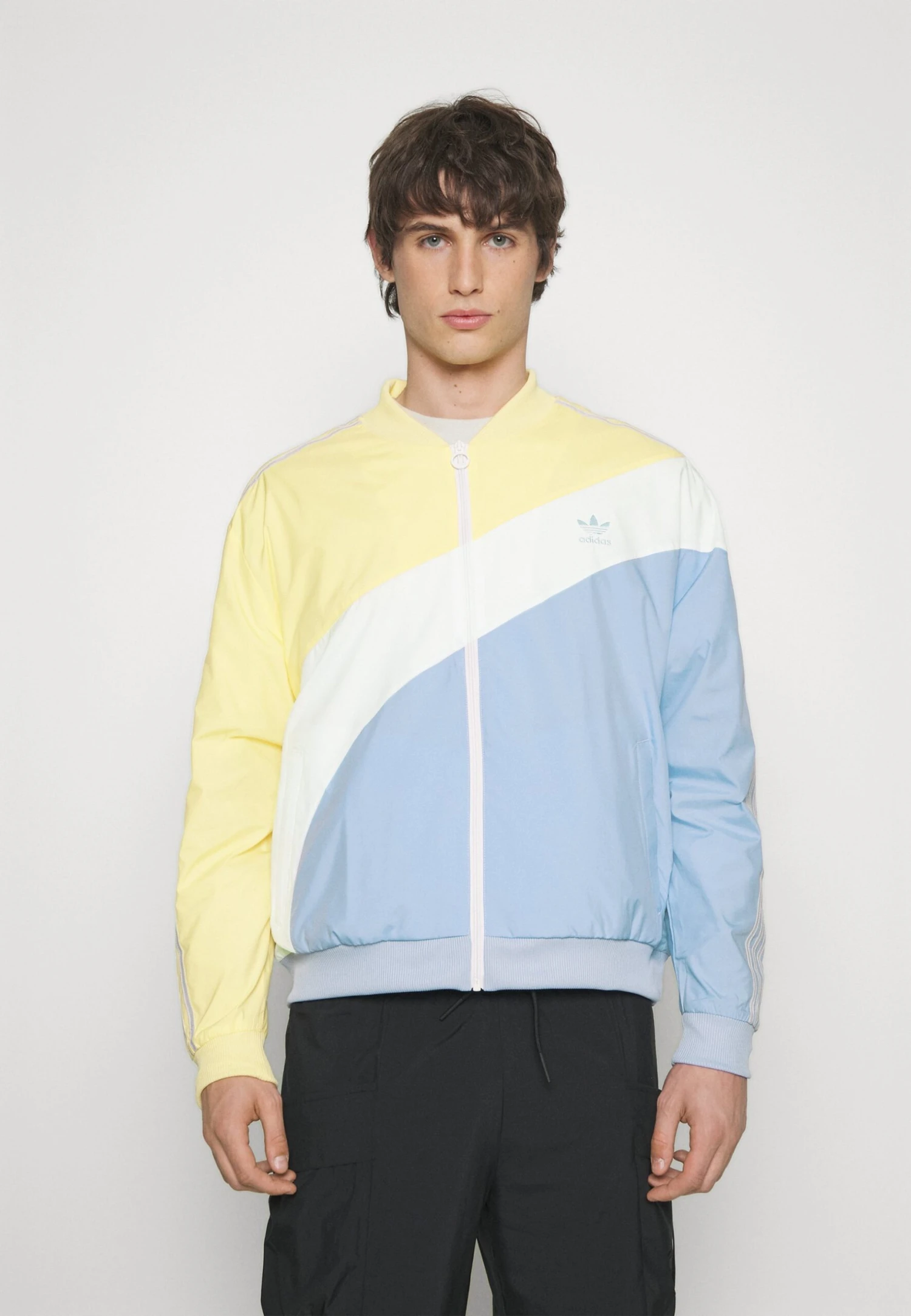 Adidas Originals Treningsjakke - Almost Yellow/Blue Dawn