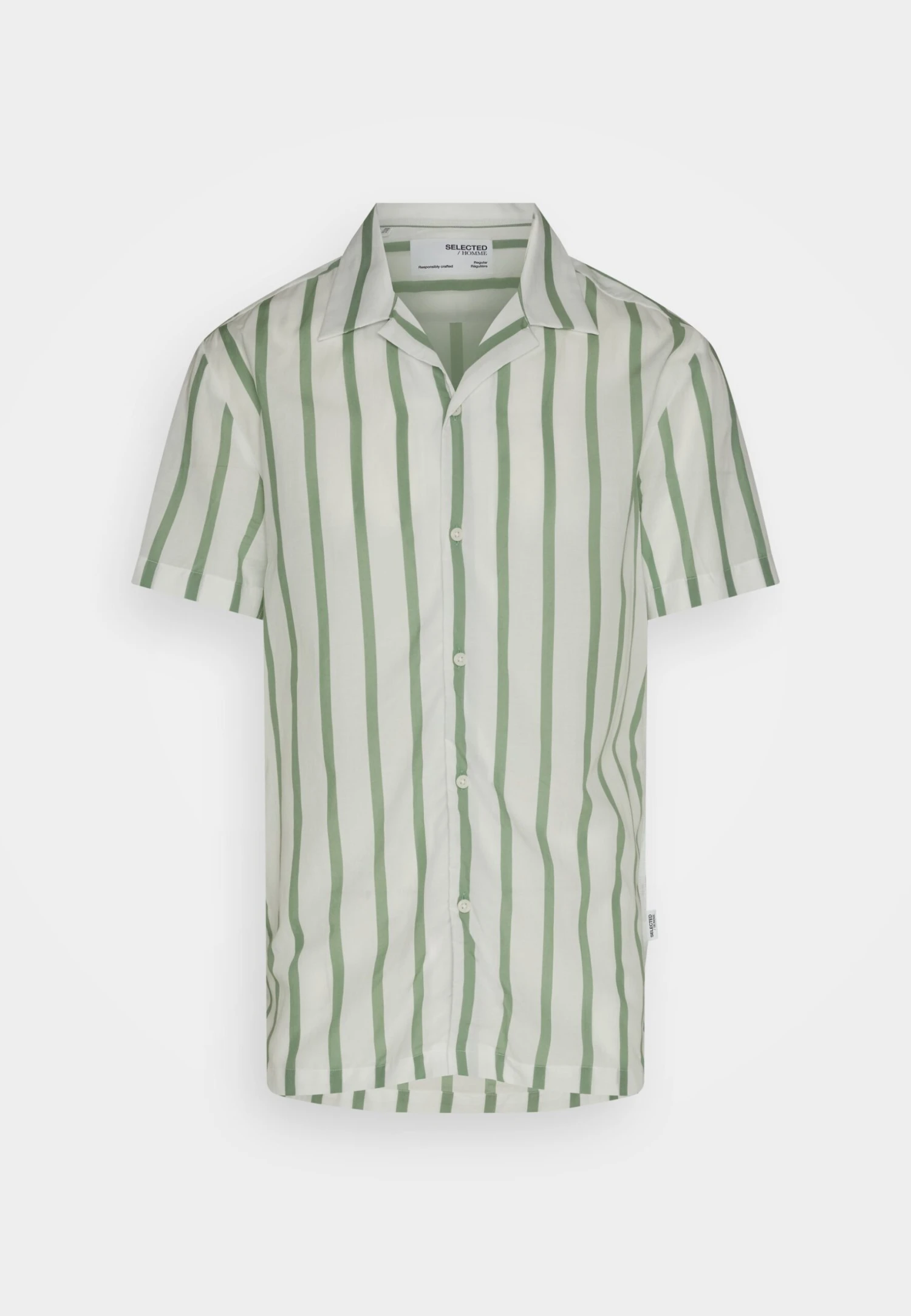 Selected Homme Slhreg Air- Skjorte - Granite Green Detail - Image 6