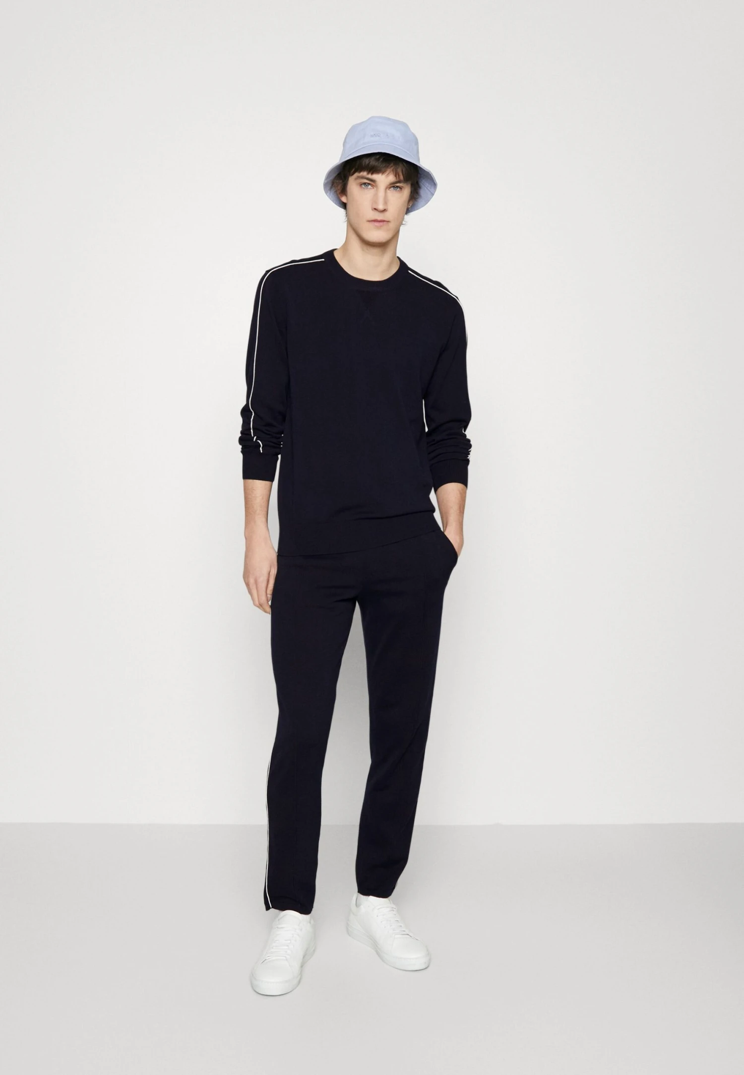 Pants Piping - Joggebukse - Navy - Image 2