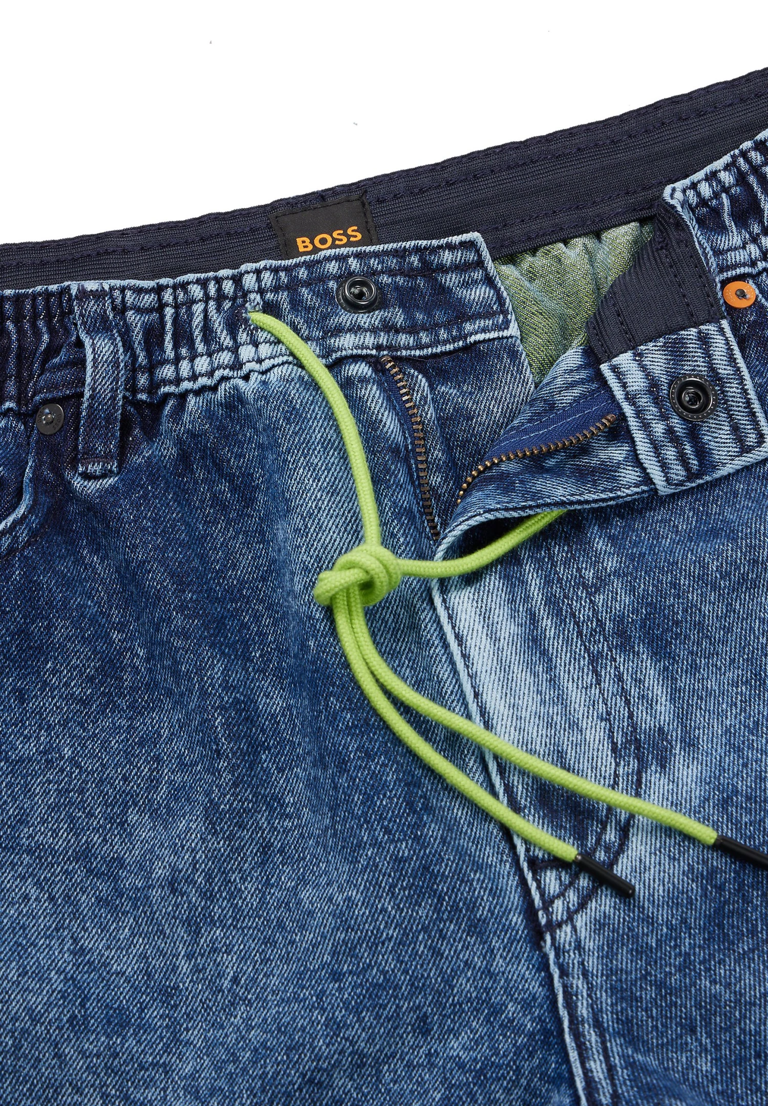 Boss Ames Bc - Jeansshorts - Navy - Image 6