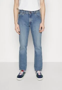 Wrangler Texas - Jeans Straight Leg - Dark Blue