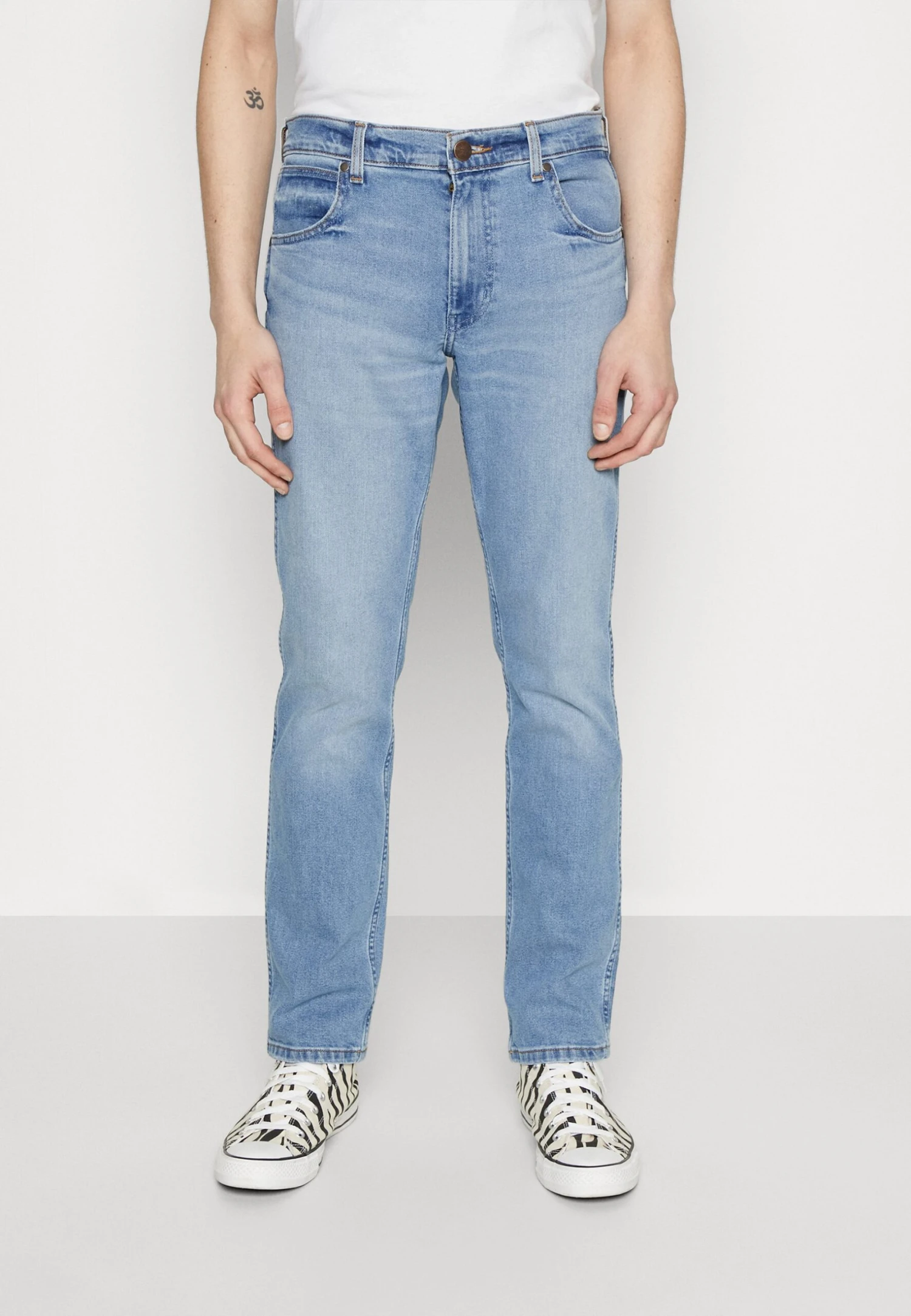 Wrangler Greensboro - Jeans Straight Leg - Light Blue Demin