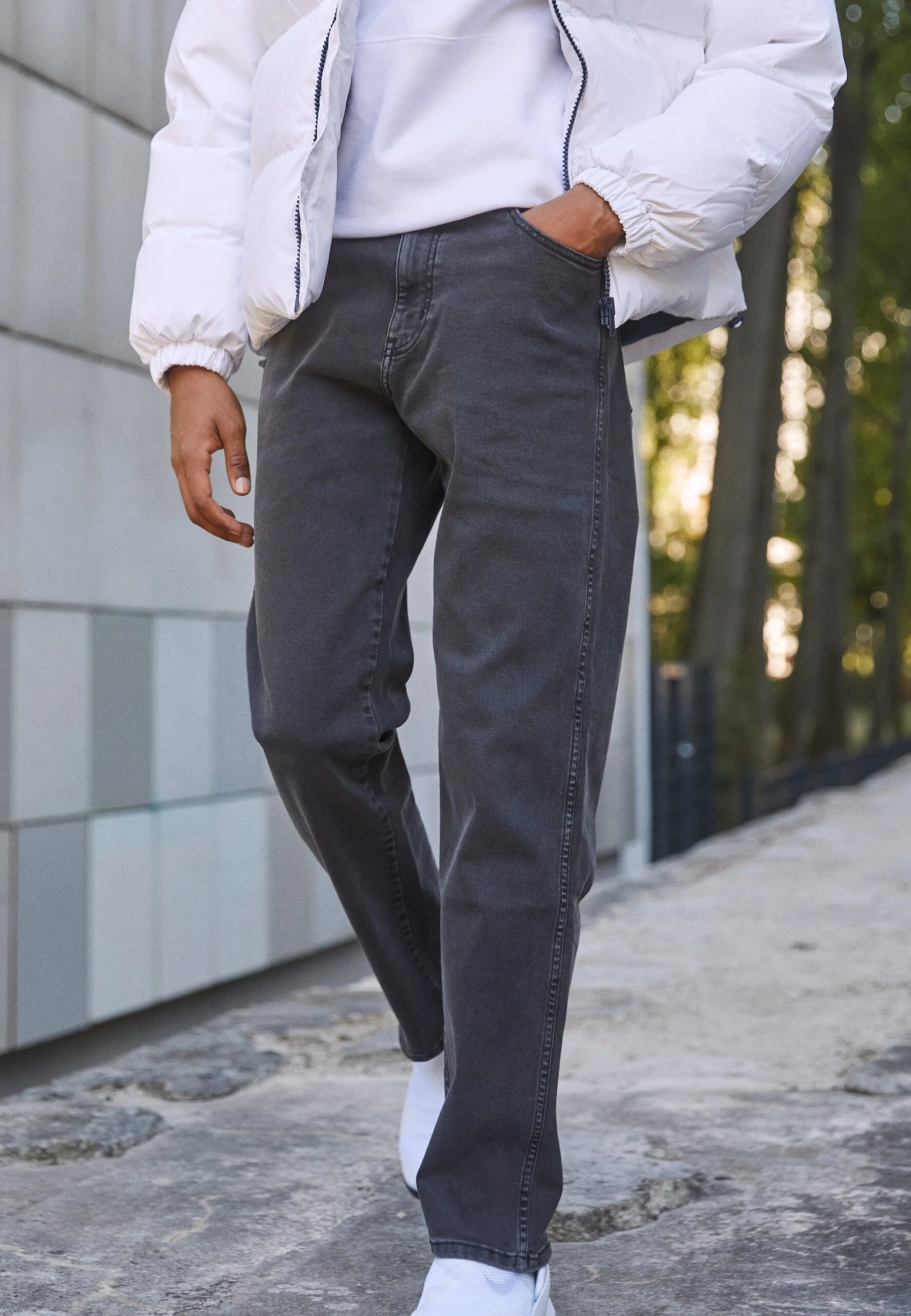 Wrangler Frontier - Jeans Relaxed Fit - Grey Denim